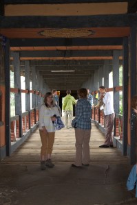 The bridge at Thimphu.