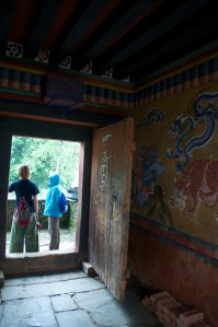 In the Dzong.