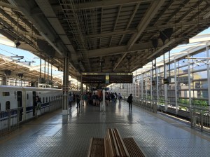 The Nozomi Shinkansen Platform, Kyoto