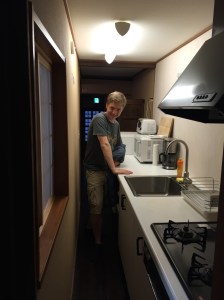 Truly, a galley kitchen.