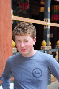 I'm pretty sure Axel thinks if he closes his eyes, I'll go away.