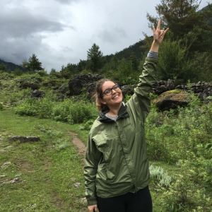 Reaching for the clouds.