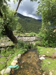 Diversion channel headed to the mill.