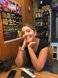 Natty enjoying the lunch crowd of 3.