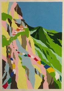 Painting of Taktsang.